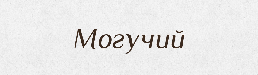 Могучий — Словник чужомовних слів і термінів