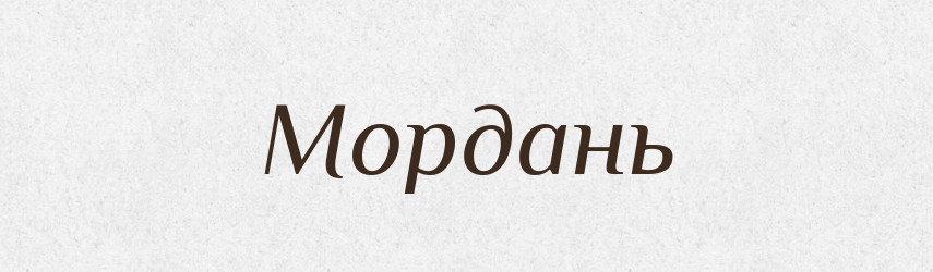 Мордань — Словник чужомовних слів і термінів
