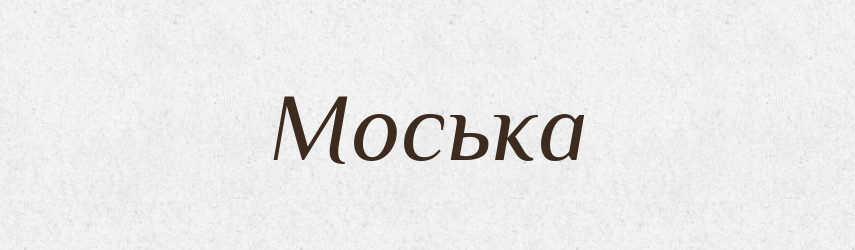 Моська — Словник чужомовних слів і термінів