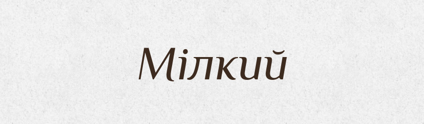 Мілкий — Словник чужомовних слів і термінів