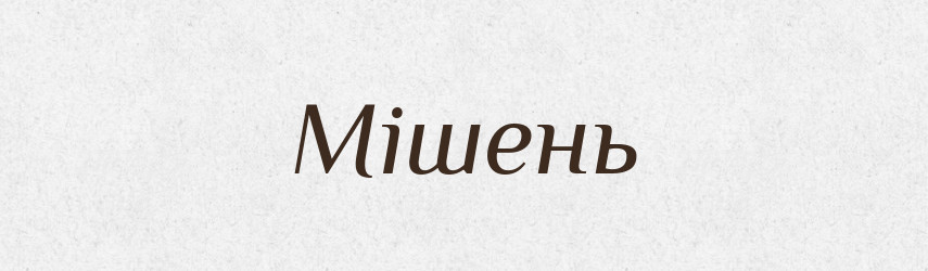 Мішень — Словник чужомовних слів і термінів