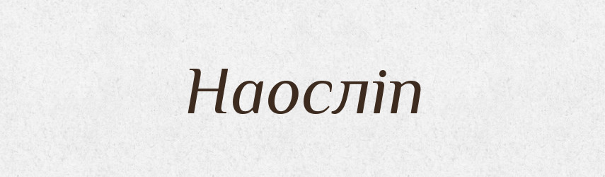 Наосліп — Словник чужомовних слів і термінів