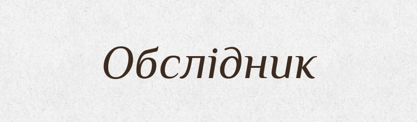 Обслідник — Словник чужомовних слів і термінів