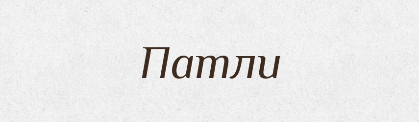 Патли — Словник чужомовних слів і термінів