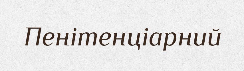 Пенітенціарний — Словник чужомовних слів і термінів