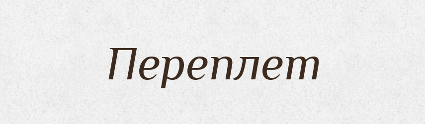 Переплет — Словник чужомовних слів і термінів