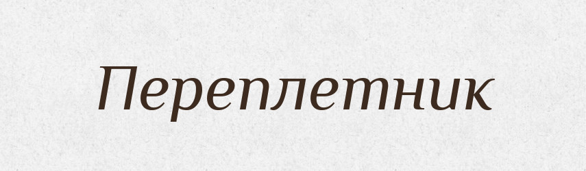 Переплетник — Словник чужомовних слів і термінів