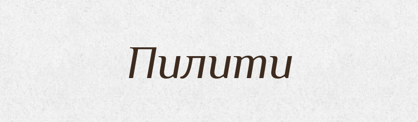 Пилити — Словник чужомовних слів і термінів