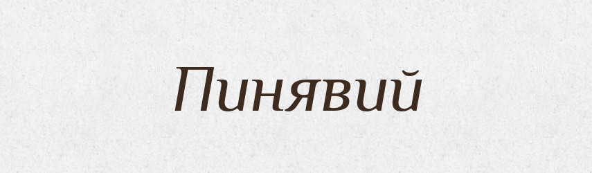 Пинявий — Словник чужомовних слів і термінів