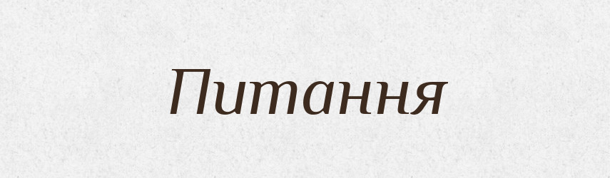 Питання — Словник чужомовних слів і термінів