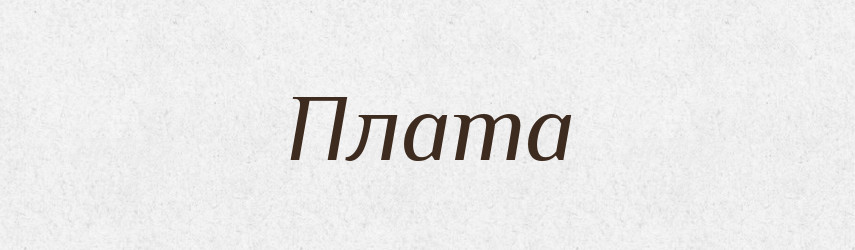 Плата — Словник чужомовних слів і термінів