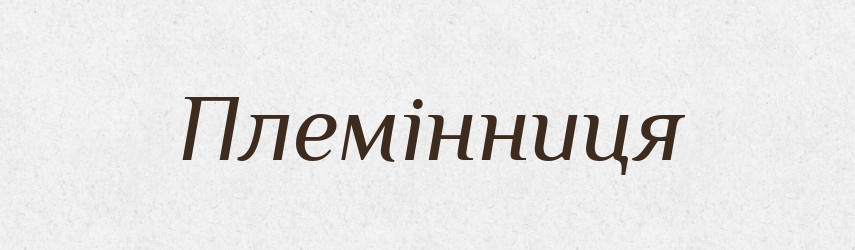Племінниця — Словник чужомовних слів і термінів