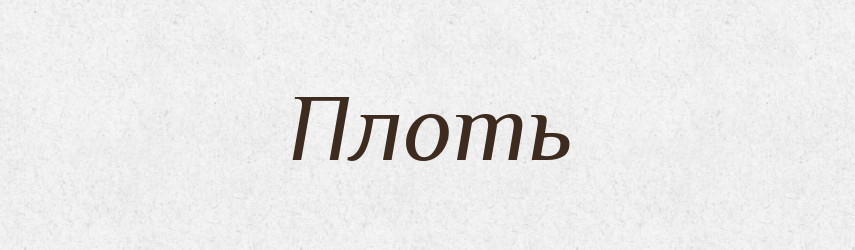 Плоть — Словник чужомовних слів і термінів