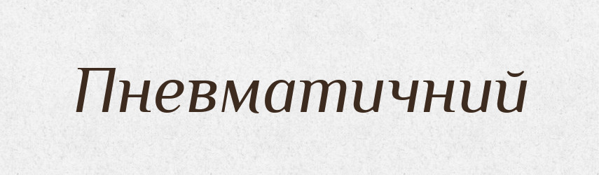 Пневматичний — Словник чужомовних слів і термінів