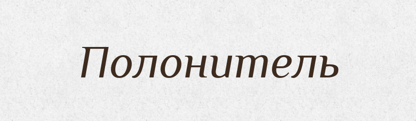 Полонитель — Словник чужомовних слів і термінів