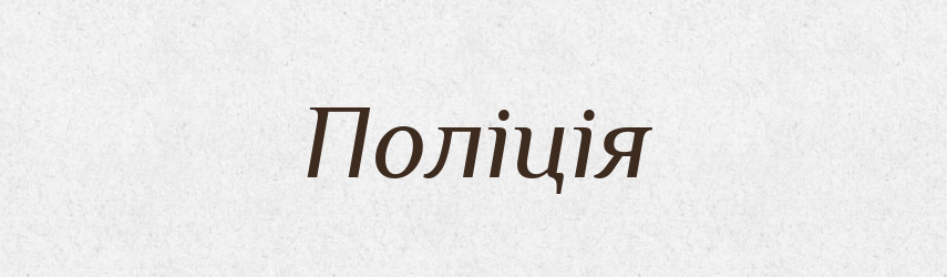 Поліція — Словник чужомовних слів і термінів