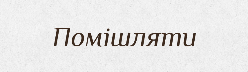 Помішляти — Словник чужомовних слів і термінів