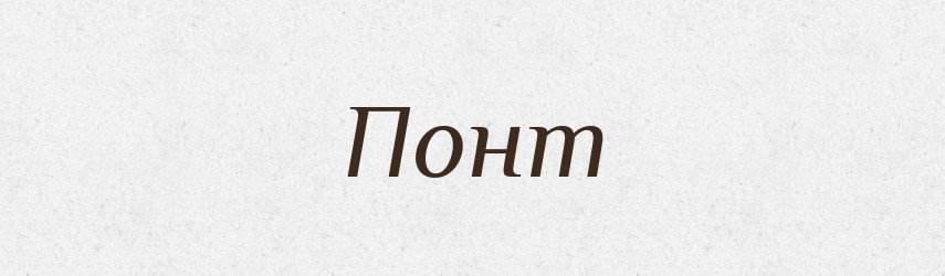 Понт — Словник чужомовних слів і термінів