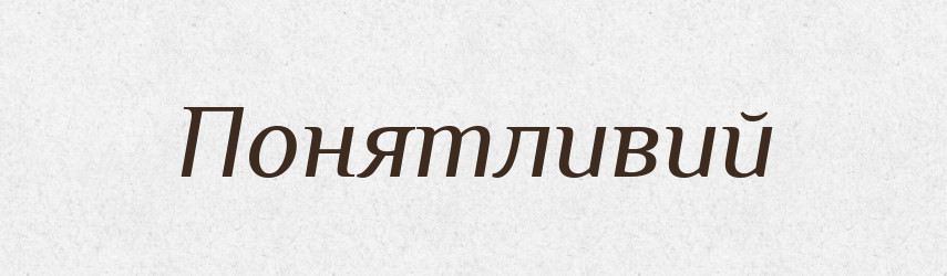 Понятливий — Словник чужомовних слів і термінів