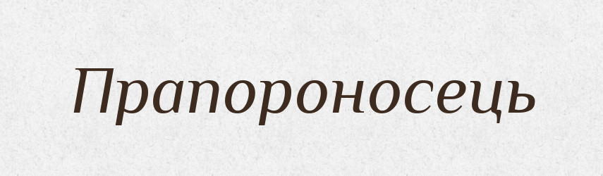 Прапороносець — Словник чужомовних слів і термінів
