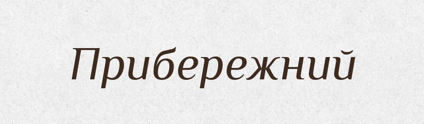 Прибережний — Словник чужомовних слів і термінів