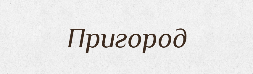 Пригород — Словник чужомовних слів і термінів