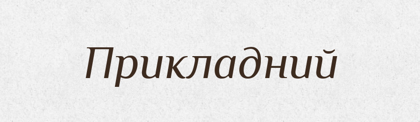 Прикладний — Словник чужомовних слів і термінів