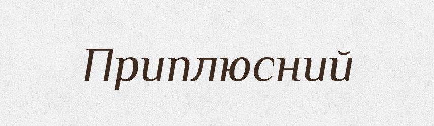 Приплюсний — Словник чужомовних слів і термінів