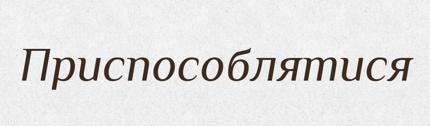 Приспособлятися — Словник чужомовних слів і термінів