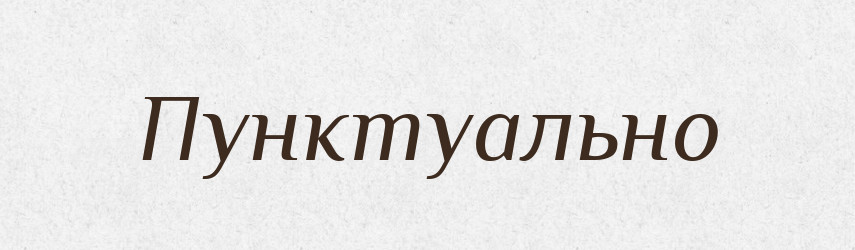 Пунктуально — Словник чужомовних слів і термінів