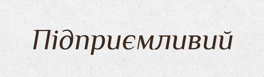 Підприємливий — Словник чужомовних слів і термінів