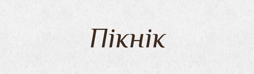 Пікнік — Словник чужомовних слів і термінів