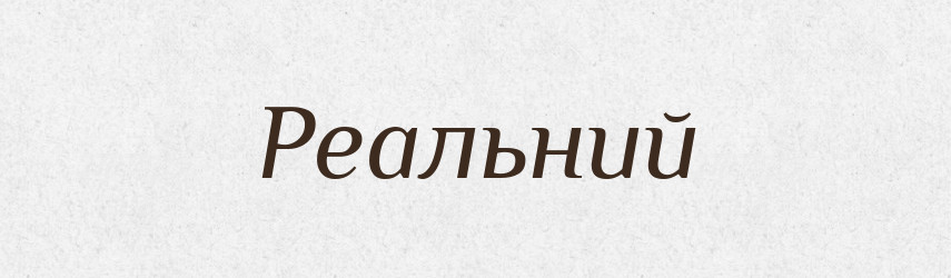 Реальний — Словник чужомовних слів і термінів