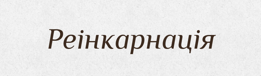 Реінкарнація — Словник чужомовних слів і термінів