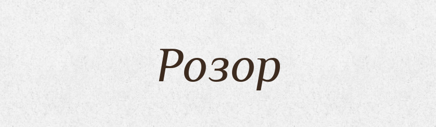 Розор — Словник чужомовних слів і термінів
