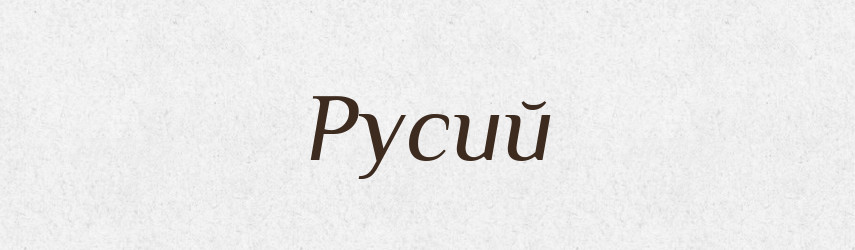 Русий — Словник чужомовних слів і термінів