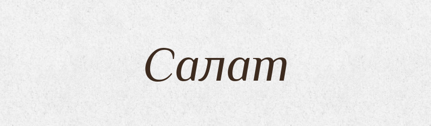 Салат — Словник чужомовних слів і термінів