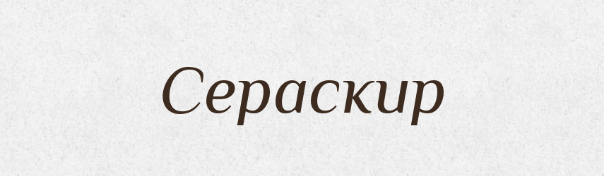 Сераскир — Словник чужомовних слів і термінів