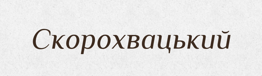 Скорохвацький — Словник чужомовних слів і термінів