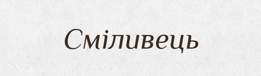 Сміливець — Словник чужомовних слів і термінів