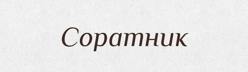Соратник — Словник чужомовних слів і термінів