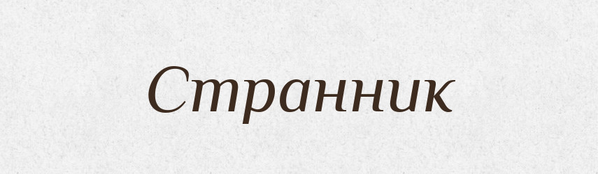 Странник — Словник чужомовних слів і термінів