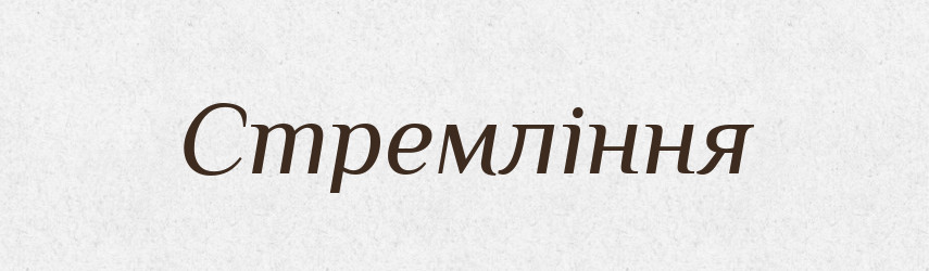 Стремління — Словник чужомовних слів і термінів