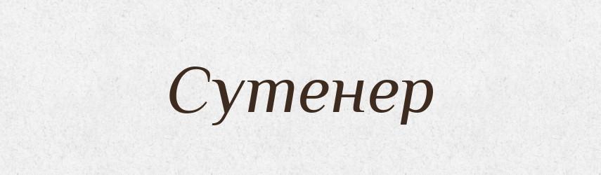 Сутенер — Словник чужомовних слів і термінів