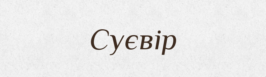 Суєвір — Словник чужомовних слів і термінів