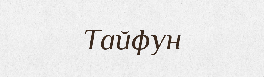 Тайфун — Словник чужомовних слів і термінів