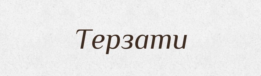 Терзати — Словник чужомовних слів і термінів