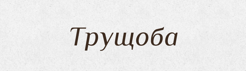 Трущоба — Словник чужомовних слів і термінів