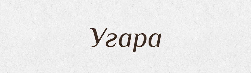 Угара — Словник чужомовних слів і термінів