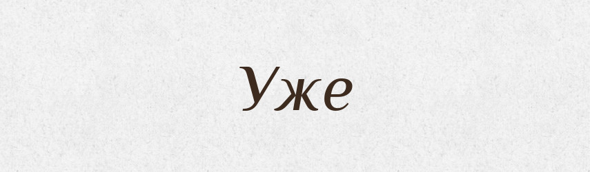 Уже — Словник чужомовних слів і термінів